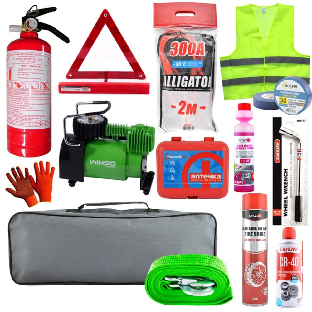 Подарунковий набір автомобіліста з компресором Winso Київ - фото 1