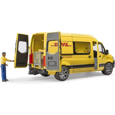 Спецтехніка Bruder автомобіль MB Sprinter кур'єр DHL з фігуркою (02671) Вінниця - фото 5