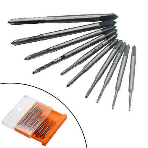 Набір мітчиків 10шт M1-М3.5, квадратні, HSS сталь Вінниця