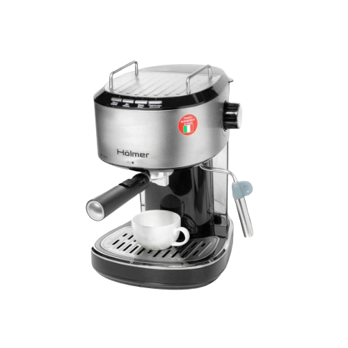 Кавоварка електрична еспресо ріжкова 850W 15 бар HCM-105 Holmer Житомир