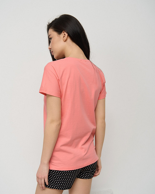 Женская пижама комплект с шортиками в горошек - Energy you Nicoletta 60183 XL Киев - изображение 2