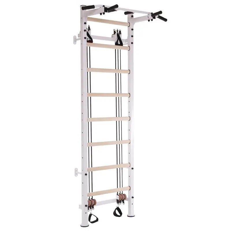 Профессиональная шведская стенка с єспандерами металлическая с деревянными перекладинами оздоровительная Каменское - изображение 7