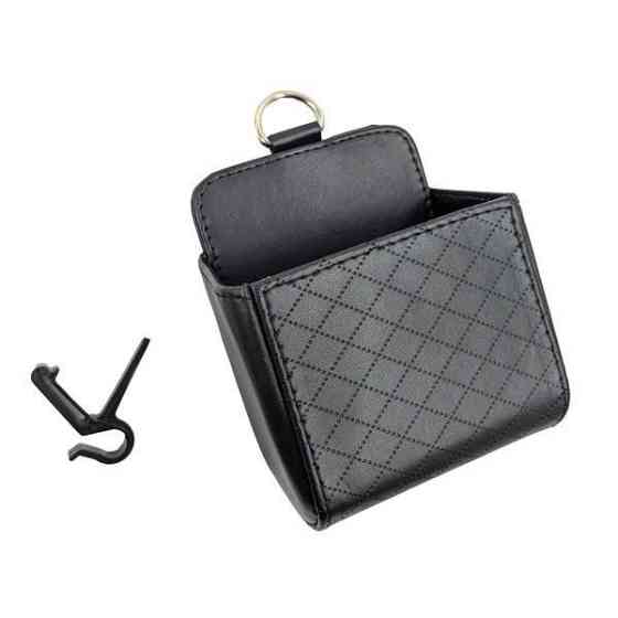 Підвісний органайзер для автомобіля на вентиляцію авто-органайзер кишеня для дрібниць і документів чорний Мукачево