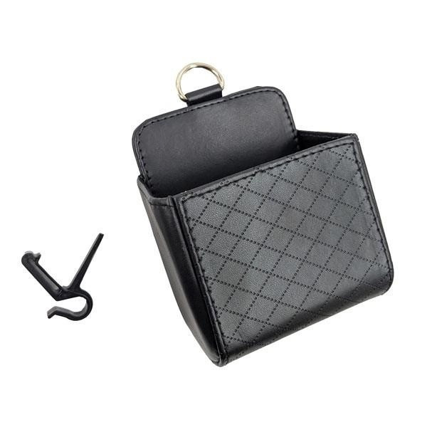 Підвісний органайзер для автомобіля на вентиляцію авто-органайзер кишеня для дрібниць і документів чорний Мукачево - фото 5