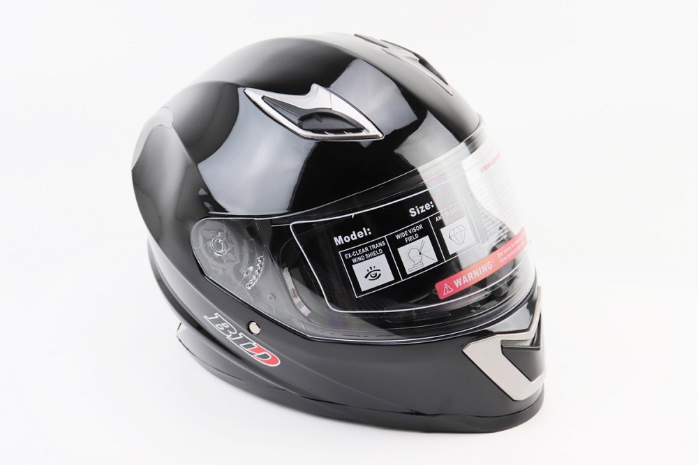 Шолом інтеграл, закритий BLD-M62 М (57-58см), ЧОРНИЙ глянець Киев - изображение 1