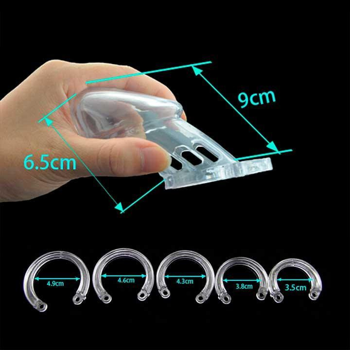 Пояс вірності "CB-6000" пластиковий із замком - Чорний - Садо-мазо Вінниця - фото 4