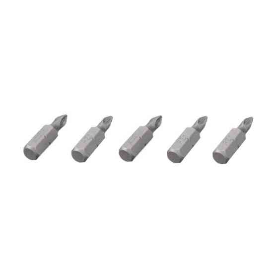 Комплект викруткових насадок, PZ1, 1/4"×25 мм, ACR, S2, 5 од., STORM Львів