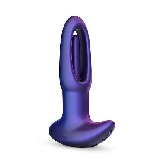 Анальна пробка з віброязичком Hueman - Voyager Butt Plug With Tapping Sex Aura Київ
