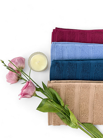 Рушник махровий Ideal Textile Косичка однотонний щільність 500 г/м2 30х50см (56860726) Чернівці - фото 1