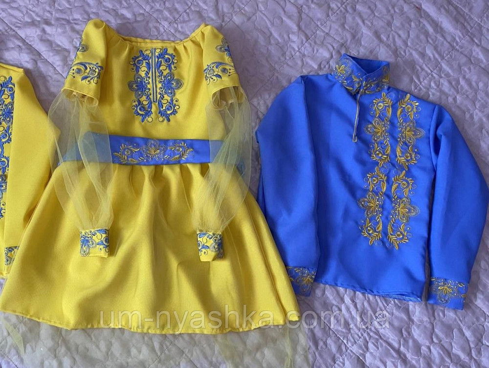 Вишиванка жовто-синя Казка Кривий Ріг - фото 2