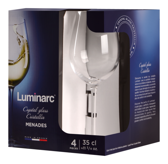 Набор бокалов Luminarc Menades, 4х360 мл (6932019) Киев