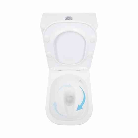 Унитаз напольный Qtap Aquarius Ultra Quiet 620×355×790 мм с сиденьем Soft-close, White QTAQAW27W49262 Киев