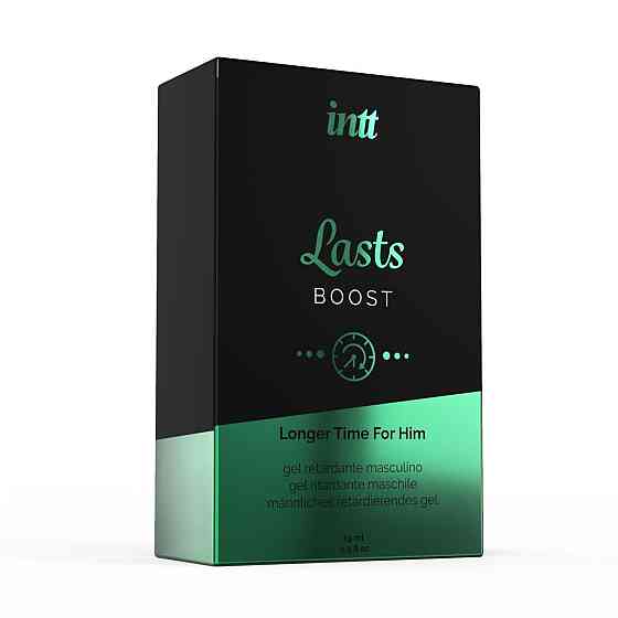 Пролонгатор для мужчин Intt Lasts (15 мл) с экстрактом гвоздики и мяты Sex Aura Киев
