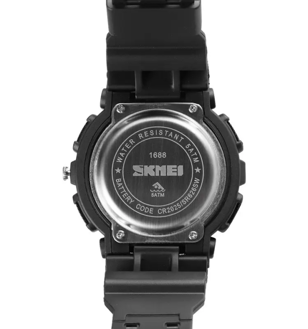 Наручные тактические часы Skmei 1688 (Черный) Винница - изображение 4