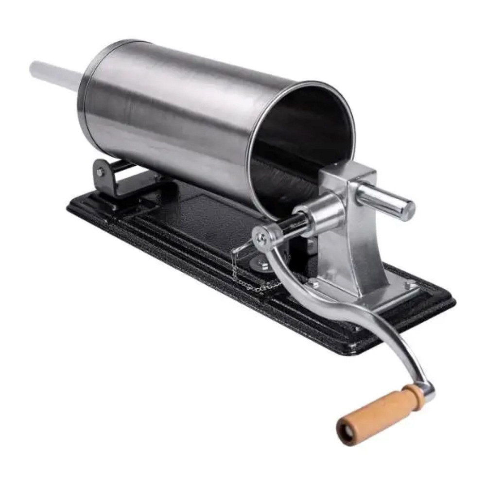 Шприц для ковбаси ручний 3 л горизонтальний ковбасний шприц з нержавійки для фаршу 4 насадки 16788-4 Коломия - фото 6