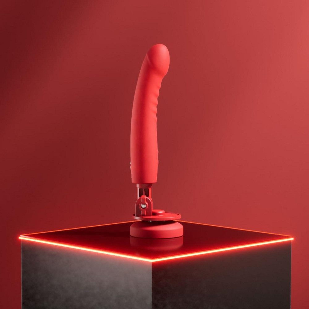Смарт-міні секс-машина Lovense Mission 2 Vibrating suction cup dildo, 6500 вібрацій/хв, Touch Sense Sex Aura Київ - фото 9