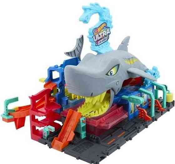 Трек набор Хот Вилс Сити Автомойка Супераккула Hot Wheels HTN82.  ОРИГІНАЛ! Харьков