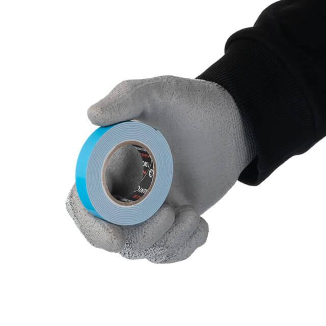 Стрічка клейка двостороння "PROF FIX", 2 м, 12×1 мм, біла, спінений поліетилен, STORM INTERTOOL KT-0820 Київ - фото 3