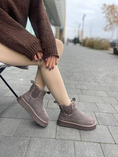 WSMR Угги жіночі WSMR K01 кофе (зима, замша натуральна) (5679) 39 Коломыя - изображение 3