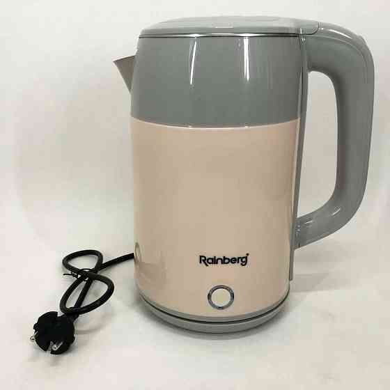 Хороший электрический чайник Rainberg RB-2244 2000 Вт 2 л, Электрочайник удобный, Бесшумный чайник VW-73 Львов