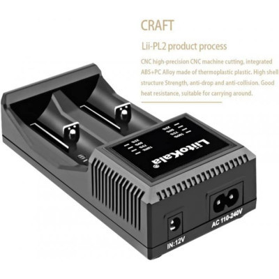 Зарядное устройство для аккумуляторов Liitokala 2 Slots, LED indicator, Li-ion(18650...RCR123...26650), NiMH(AA, AAA, SC, C) (Lii-PL2) Винница - изображение 3