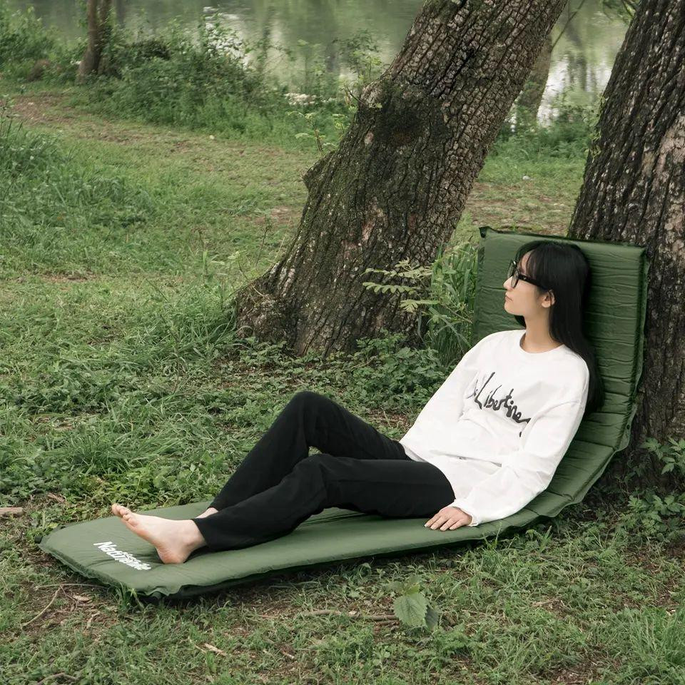 Матрас самонадувающийся 5 см Naturehike NH20DZ003, темно-зеленый Ровно - изображение 6