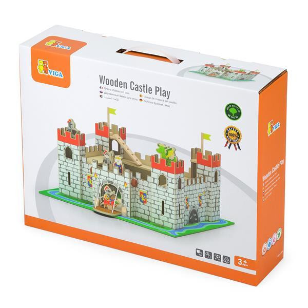 Дерев'яний набір Viga Toys Іграшковий замок (50310) Харків - фото 12