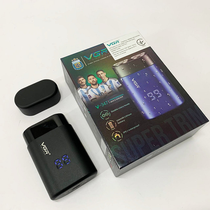 Универсальный аккумуляторный триммер для бороды VGR, Аккумуляторная бритва для бритья головы VF-56 Львов - изображение 10