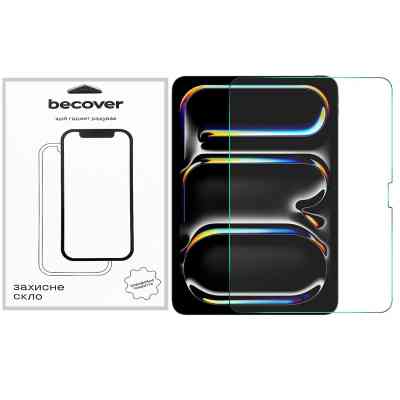 Стекло защитное BeCover Apple iPad Pro 11" M4 2024 (711673) Винница