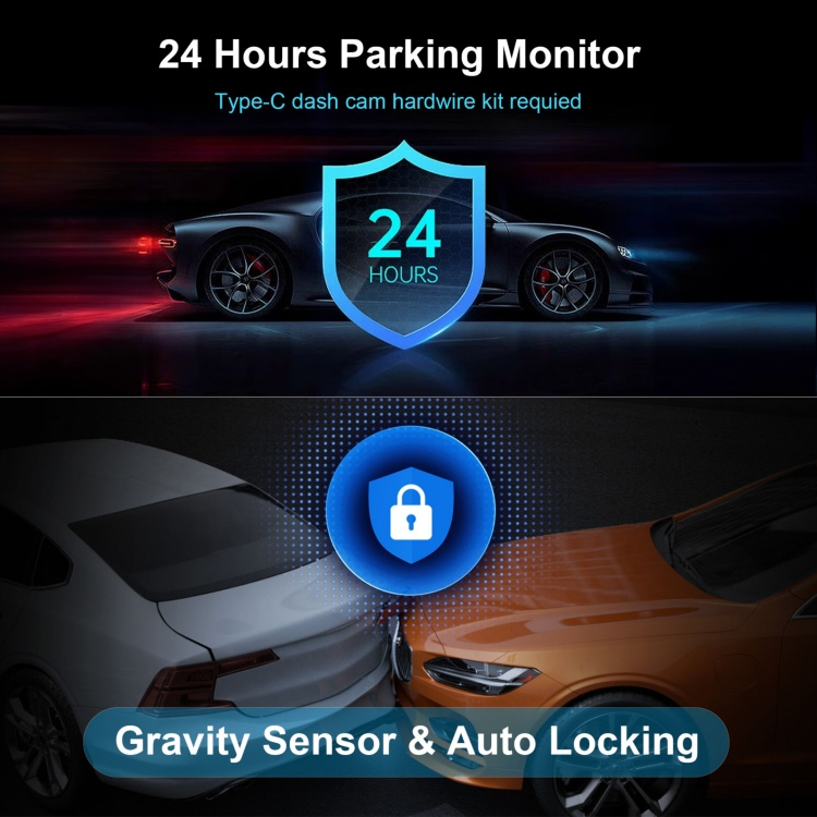 Автомобільний відеореєстратор X-19 Pro Wi-Fi 2K (2 камери) Вінниця - фото 10