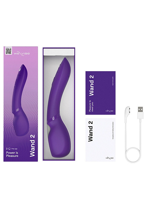 Смарт-Микрофон вибромассажер We-Vibe Wand 2, фиолетовый Sex Aura Киев - изображение 8