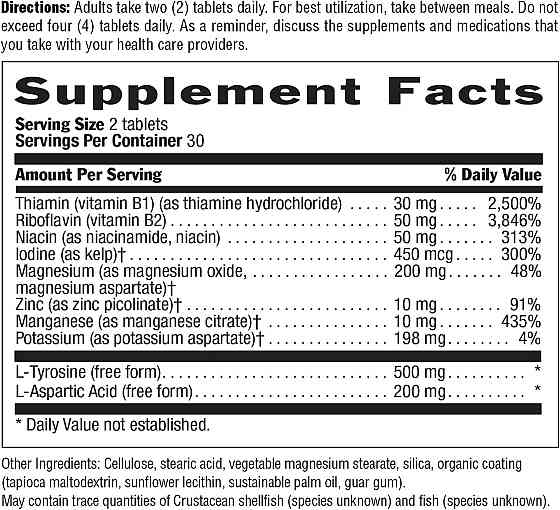 Поддержка щитовидной железы Country Life Rapid Release Thyro-Max Support, 60 Tablets Луцк