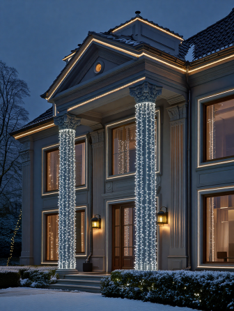 Гірлянда Різдвяна Фея 50 м, 500 LED, білий провод Київ