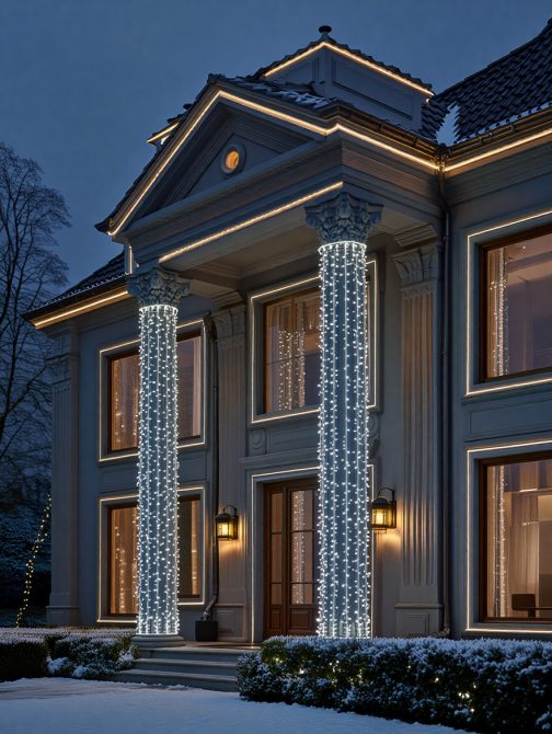 Гірлянда Різдвяна Фея 50 м, 500 LED, білий провод Київ - фото 1