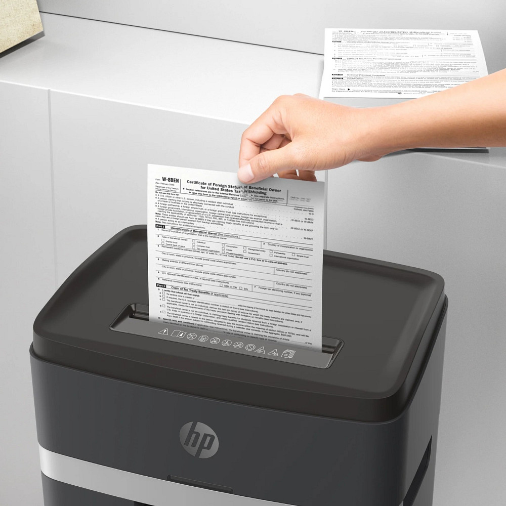 Знищувач документів HP Pro Shredder 18CC, A4, 80g х 18 листів, 4*35, 25 л., P-4 Винница - изображение 6