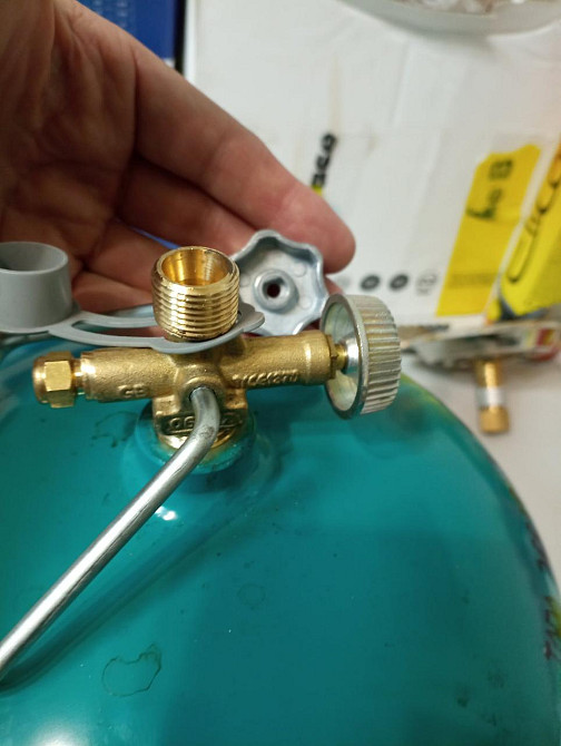 Вентель крана туристичного газового балона Киев - изображение 13