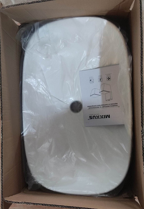 Раковина накладна Mixxus Premium BEVEL-0105 610х375х120mm   ( MP6524 ) 39468 Харьков - изображение 7
