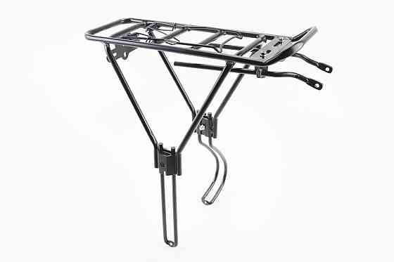 Багажник 26-29" алюмінієвий, цільнозварний, під Disk-brake, чорний HS-042 Київ