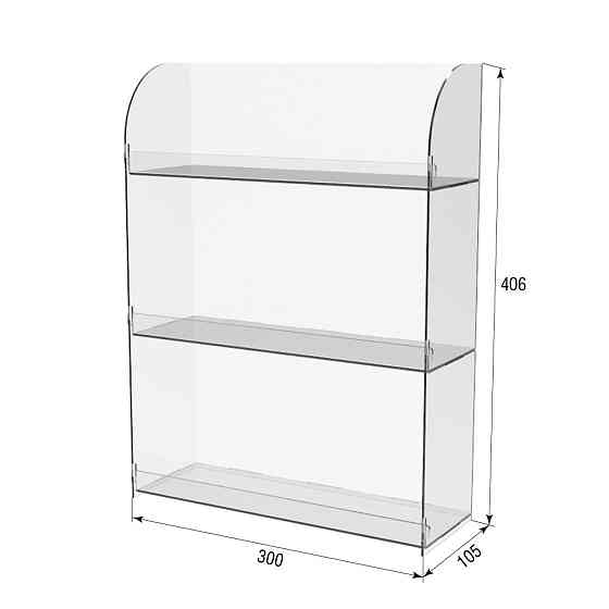 Подставка-витрина EKOSTAR 3-х ярусная 300х100х406 Киев