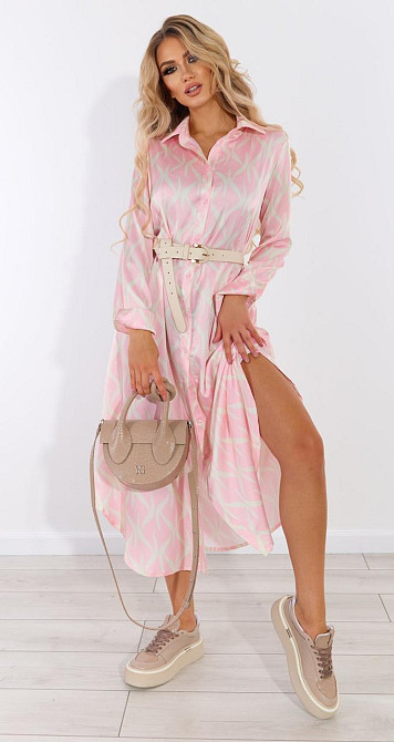 Шелковое платье рубашка (46) Киев - изображение 2