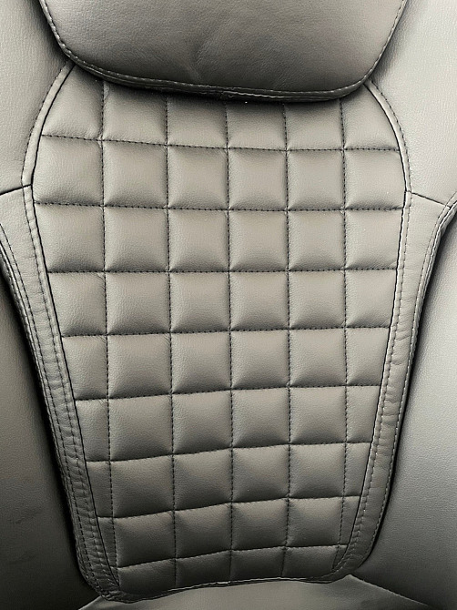 Офісне крісло керівника Tehforward Tesla хром Anyfix Чорний Дніпро - фото 7