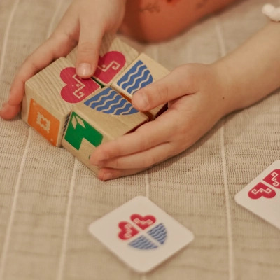 Розвиваюча іграшка Ігротеко Логічні кубики Склади візерунок (900477) Вінниця - фото 3