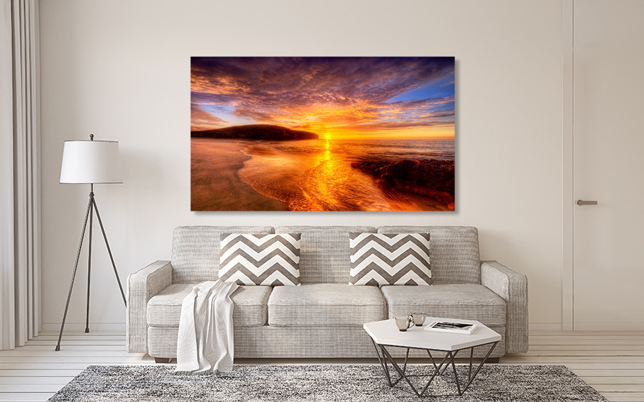 Картина холст в гостиную / спальню  Захід сонця  MLP_130 80x120 см Киев - изображение 2