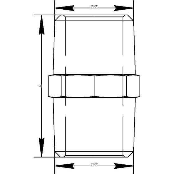 Ниппель VIEGA 1522 1/2″ ЗЗ (266592) Київ