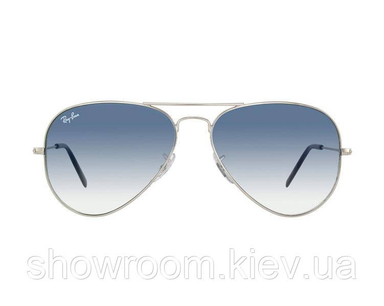 Чоловічі сонцезахисні окуляри Ray Ban aviator 3025 (003/3F) Lux Київ - фото 2