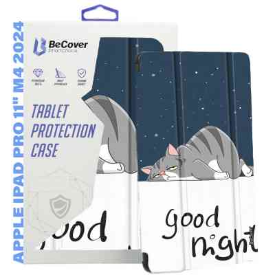 Чехол для планшета BeCover Smart Case Apple iPad Pro 11" M4 2024 Good Night (711636) Винница