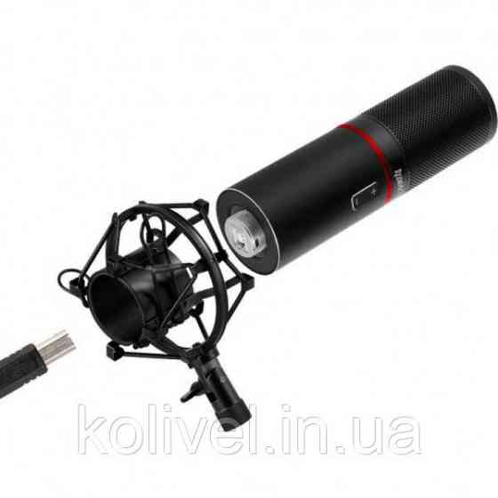 Ігровий стрім мікрофон Redragon Blazar GM300 USB, кабель 1.8 м (77640) Київ