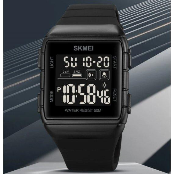 Чоловічий наручний годинник Skmei Hakaton Pro (Чорний) Вінниця - фото 4