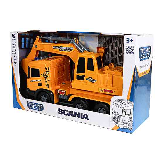 Автомодель серії Super Big Truck – Екскаватор Scania (світло, звук) Днепр