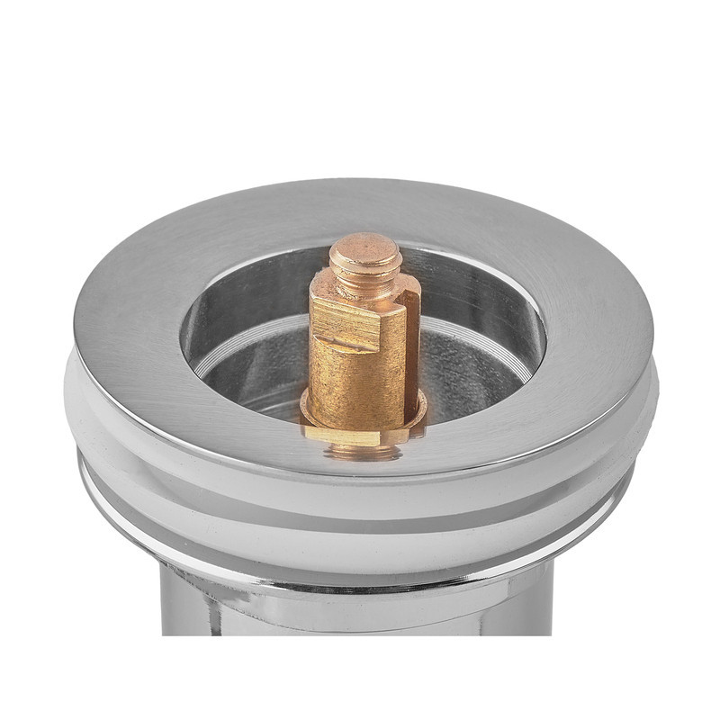 Донный клапан для раковины Koer PW-07-11 1 1/4'' с переливом автоматический СLICK-СLACK (Белая керам.накл.) (KR5784) Киев - изображение 8